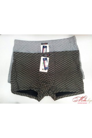 Трусы боксеры из бамбукового полотна Fuko Ub 7277